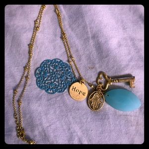 Necklace with charms